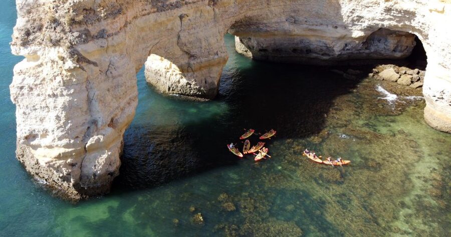 Portimão: Benagil Caves Speedboat and Kayak Guided Tour - Benagil Cave Area: A Guided Tour Plus Actual Paddling