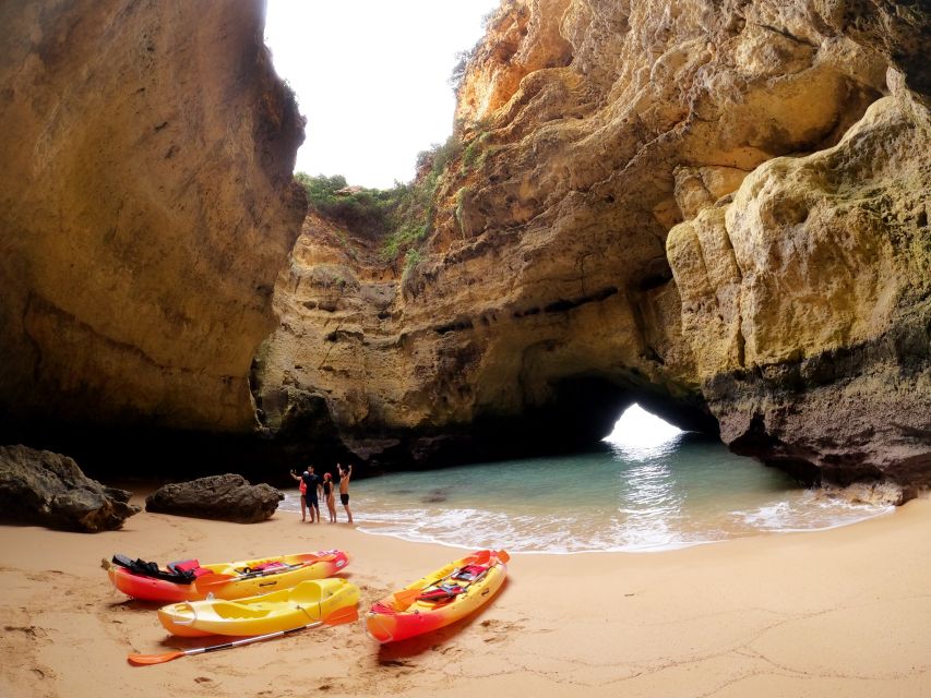 Portimão: Benagil Caves Speedboat and Kayak Guided Tour - Swim Break Moments: When the Water Allows It