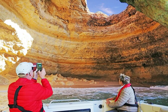 Portimão: Benagil Caves Speedboat Tour - Key highlights on the Benagil Caves speedboat route
