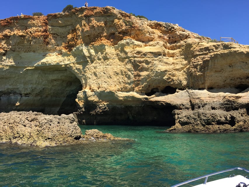 Portimão: Caves, Benagil and Algarve Coastline Boat Tour - The Champagne (or soda) toast on board