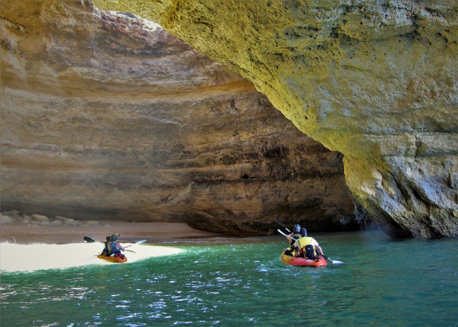Portimão: Kayak Tour of Benagil Caves - The kayak route: cave-hopping without the chaos