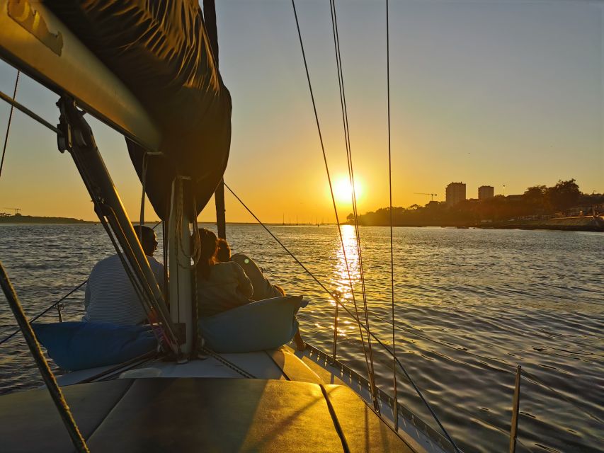 Porto: Charming Sailboat Cruise with Port Wine,Sunset Option - The route: from the Ribeira riverfront outlook to Gaia’s skyline