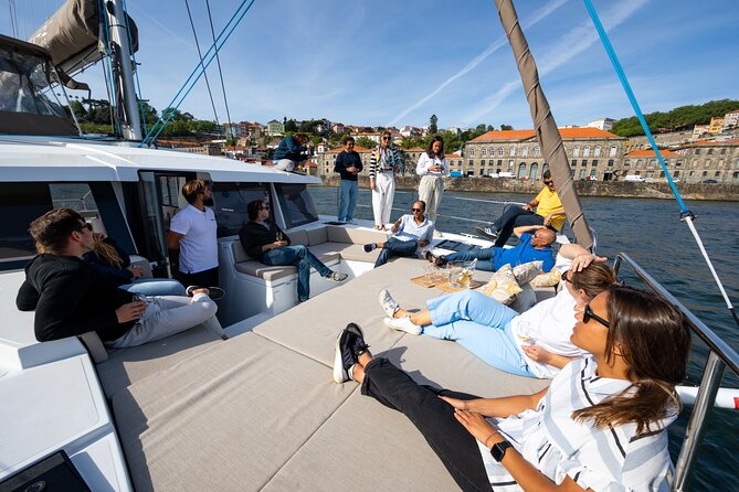 Porto Douro River Cruise With Port Wine - Daytime or Sunset - Porto and Gaia from deck height: Dom Luis I and the Arrabida Bridge
