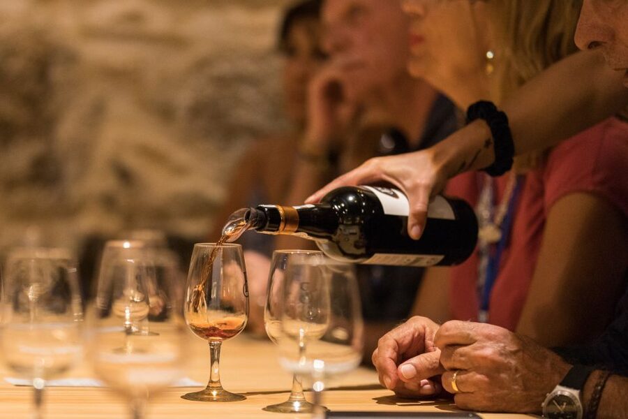Porto: Guided Tour and Tasting of 3 Port Wines at Poças - The tasting room, how the 3-Port sample teaches you to compare