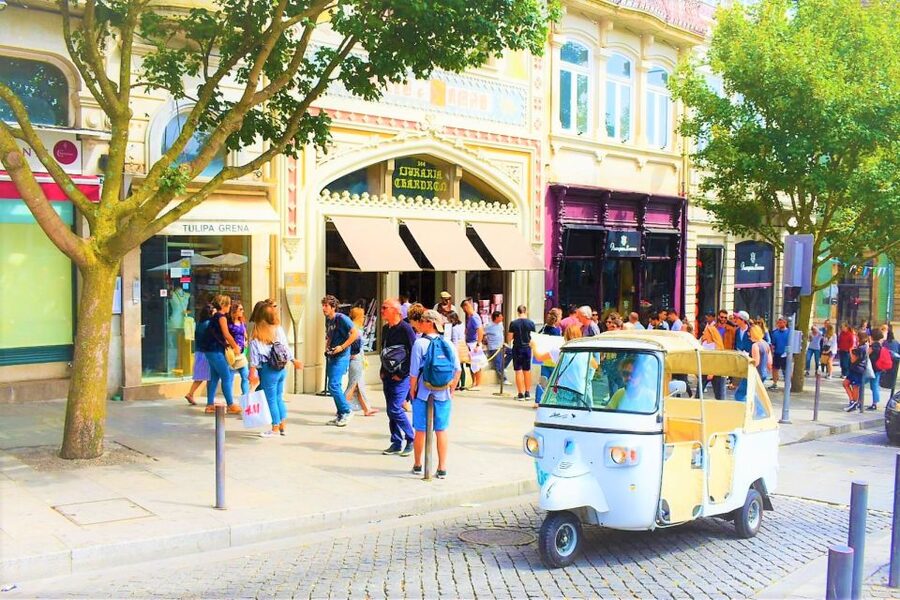 Porto: Private Tuk-Tuk Tour with Short Walks and Wine - Getting the big-sight orientation: Clérigos Tower, Lion’s Square, and more