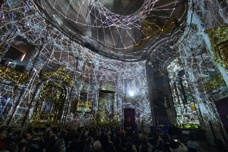 Porto: Spiritus Multimedia Show Entry Ticket - Best seating tips for views of the ceiling and projections