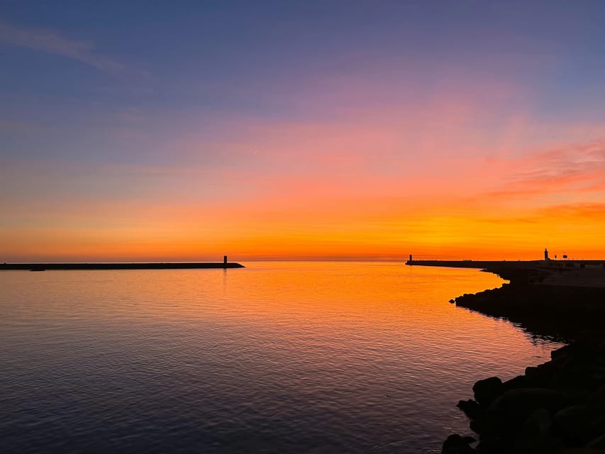 Porto Sunset Bike Tour - Foz waterfront and sea views, with beaches like Homem do Leme and Matosinhos