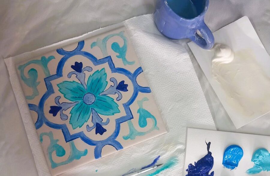 Porto: Tile Painting and Cocktails in Downtown Porto - What you take home, and how soon it’s ready