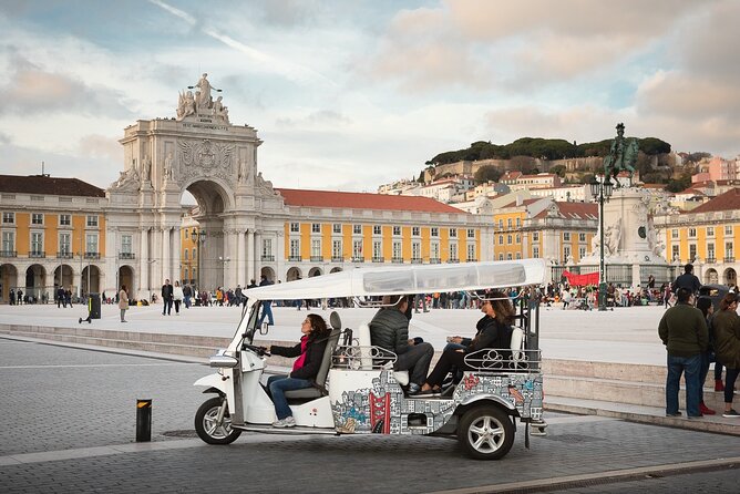 Private Half-Day Eco Tuk Tuk Tour in Lisbon - Baixa, Rossio, and Restauradores: the rebuilt center after 1755