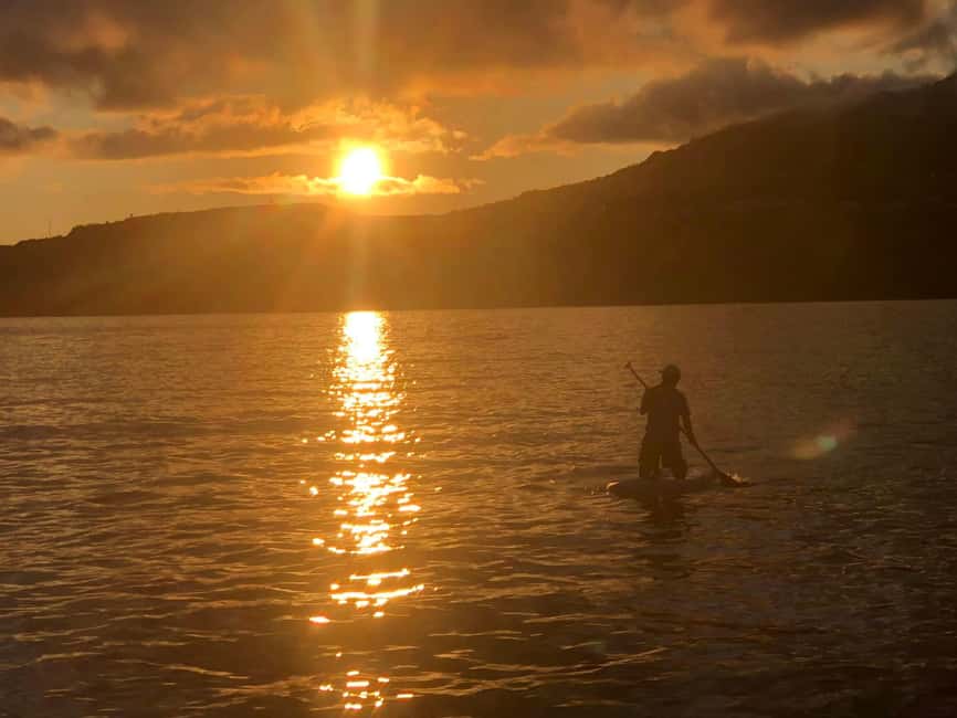 Private Sailing Sunset Tour PDL - The real rhythm: 6:30 pm sailing, then a long sea break