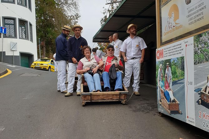 Private Tuk Tuk Tour to Old Town + Monte in Funchal - Stop 2: Monte basket toboggan, the 2 km descent that people plan around