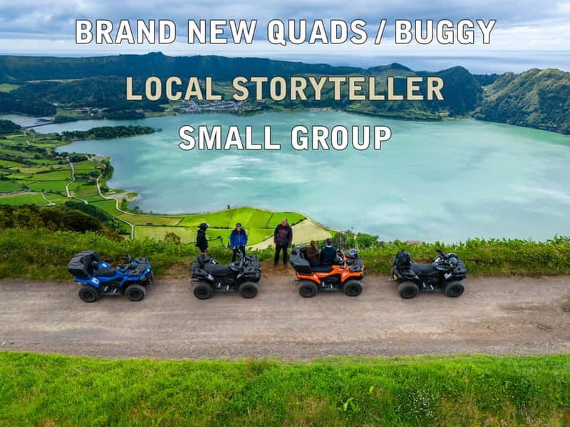 Ribeira Grande: Sete Cidades Quad / Buggy Tour - The route rhythm: from paved roads to dirt trails