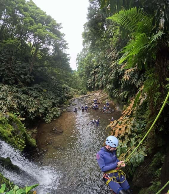 São Miguel: WaterPark Canyoning Ribeira dos Caldeirões - The guides: patient, funny, and good at matching your comfort level