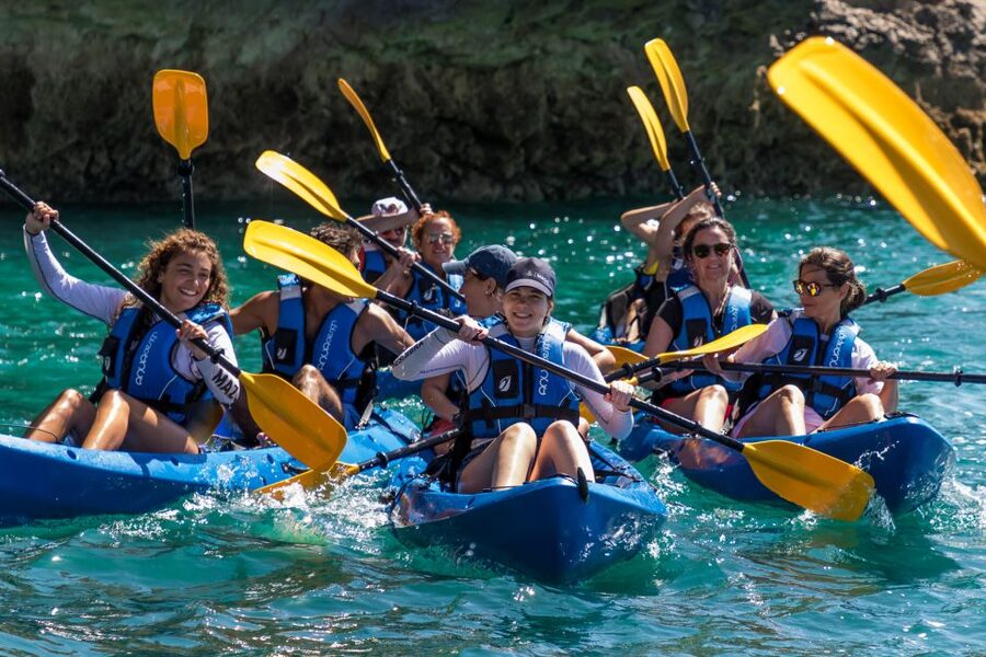 Sesimbra: Arrabida Natural Park & Caves Guided Kayaking Tour - Sesimbra Meeting Point: Ramp by Clube Naval, Blue Kayaks