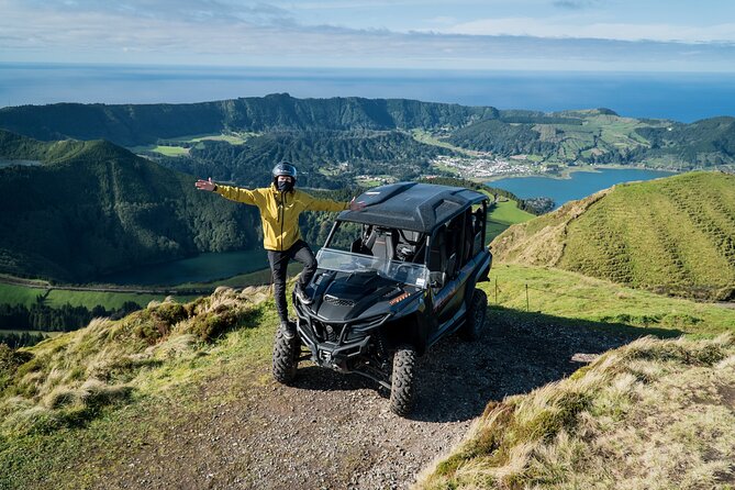 Side by Side Tour - Sete Cidades from North Coast (Half Day) - Entering Sete Cidades from the North Coast, with UTVs and Real Views