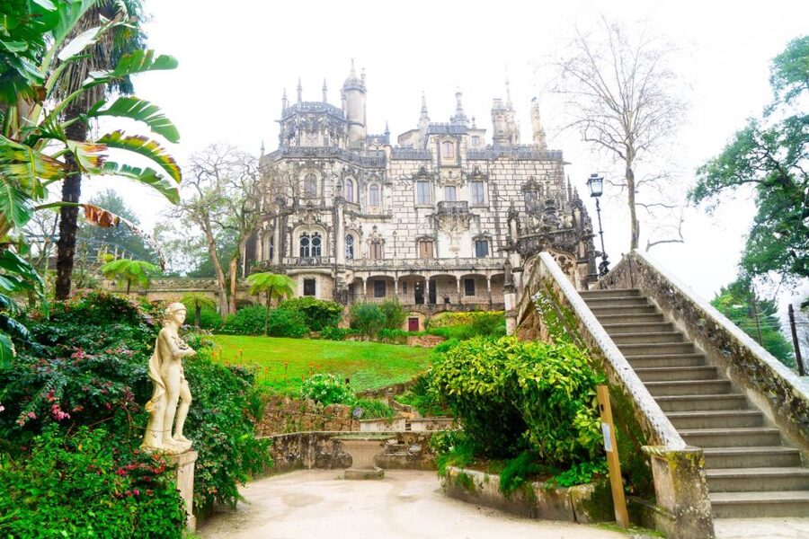 Sintra: Castle of the Moors & Quinta Entry with Audio Guides - Quinta da Regaleira: myth-heavy gardens with named stops like Leda’s Grotto