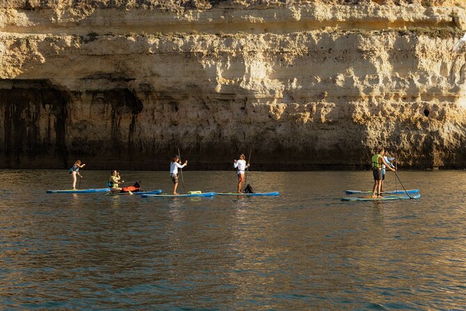 Small Group Paddleboard Experience in Benagil Cave with 4K Photos - Praia da Marinha arches: caves en route and the famous underwater feel
