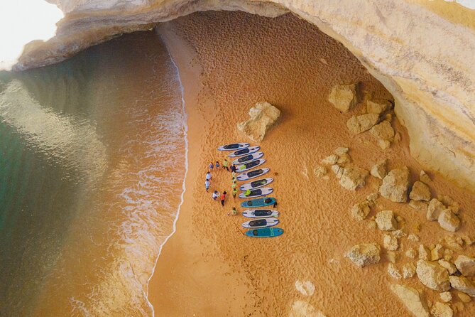 Small Group Paddleboard Experience in Benagil Cave with 4K Photos - What’s included and how the 2-hour paddle rhythm works