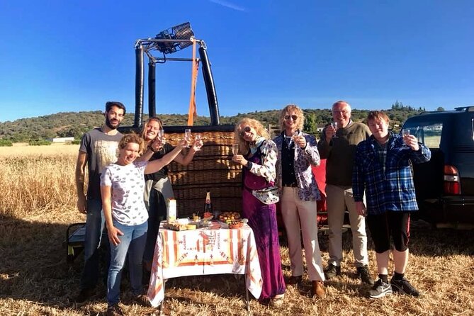 Sunrise Hot Air Balloon Flight in Algarve - After the landing: bubbly, juices, and the photos you will want