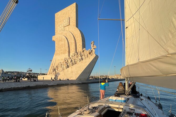 Sunset Boat Tour in Lisbon with Wine - Padrao dos Descobrimentos, plus MAAT and the power of passing ships