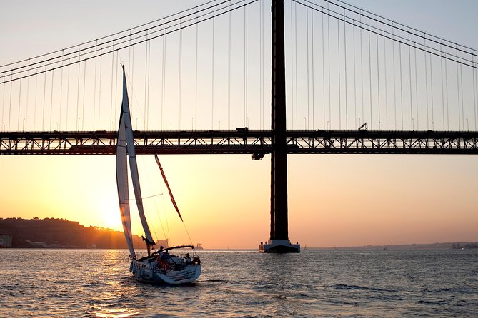 Sunset Sailing Tour On The Tagus River - Passing Under the 25th of April Bridge, Then the Discovery-Era Statues