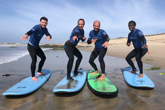 Surf Lessons in Porto with transfer at Porto Surf School - Small-Group Coaching, Limited to About 14 or 15 People