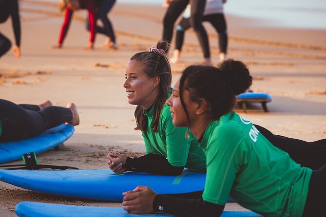 Surf's Up in Albufeira: Learn to Ride the Waves - Getting set up at the Surf School, and how to not lose time