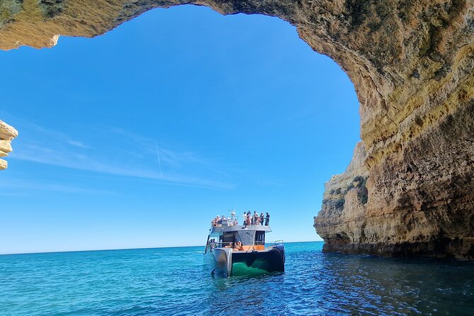 Tour to Benagil Caves and Coastline in Albufeira - Swimming in the Atlantic: the best add-on when the sea cooperates