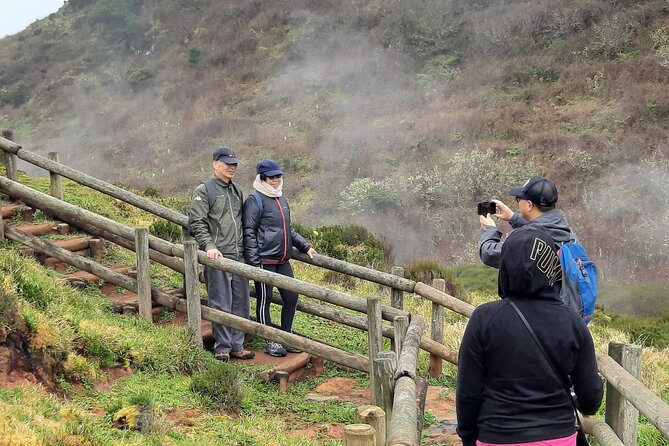 Underground Van Tour (Half Day) | Terceira Island - Stop 1: Lagoa das Patas, ducks, birds, and a stream-fed lagoon