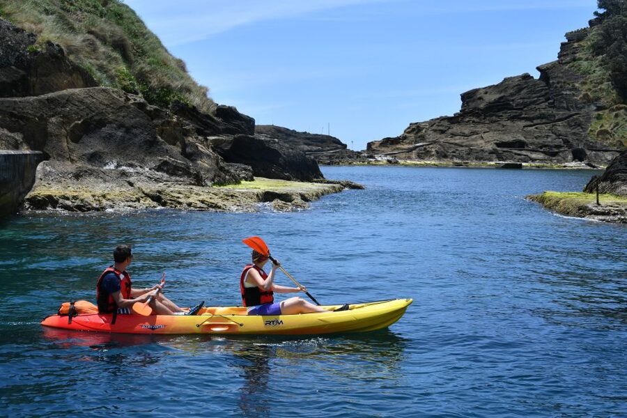 Vila Franca do Campo: Kayak Rental - Sit-on-top kayaks in Atlantic conditions, and what they mean for you