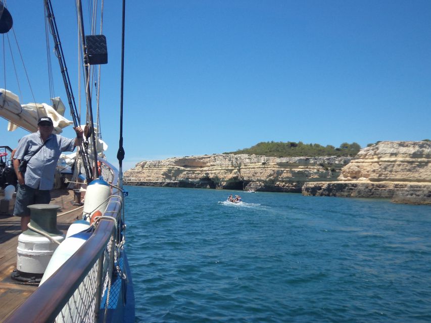 Vilamoura: Algarve Coast 3-Hour Sailing Cruise With Open Bar - Past tiny coves and the Albufeira reveal from the sea