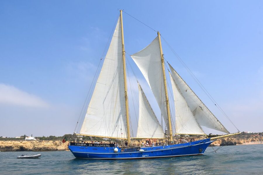 Vilamoura: Algarve Coast 3-Hour Sailing Cruise With Open Bar - São Rafael cliffs, rock formations, and the build-up to caves