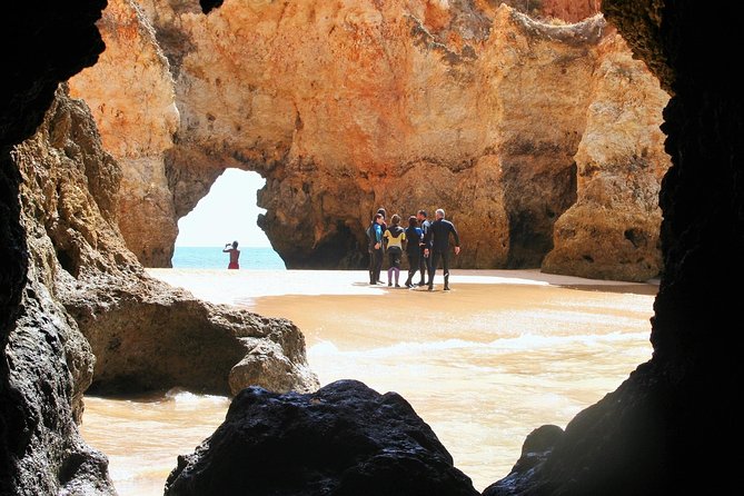 Visit Secret Caves, Hidden Beaches and Snorkel in Alvor, Portugal - Secret cave exploring: geology, crawling, and sunlit openings